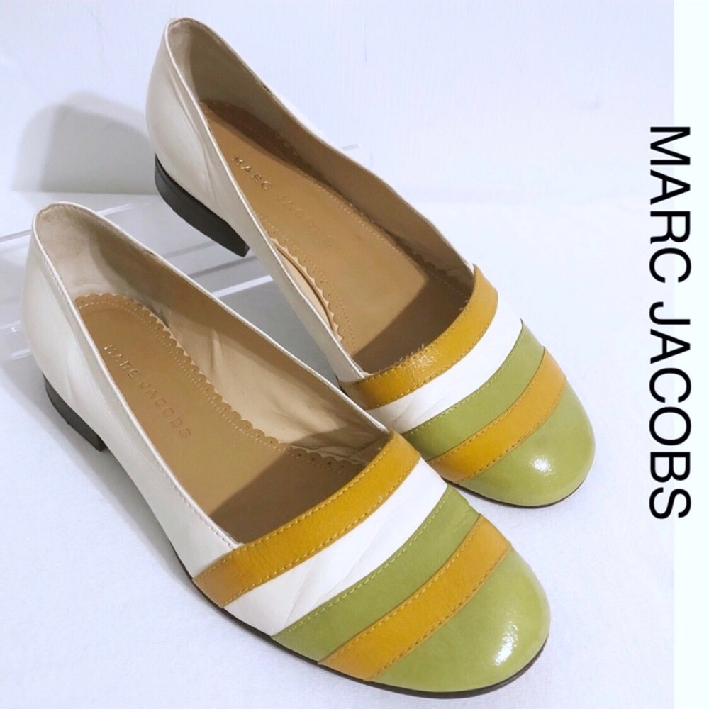 Marc Jacobs Leather Ballet Flats Made in Italy